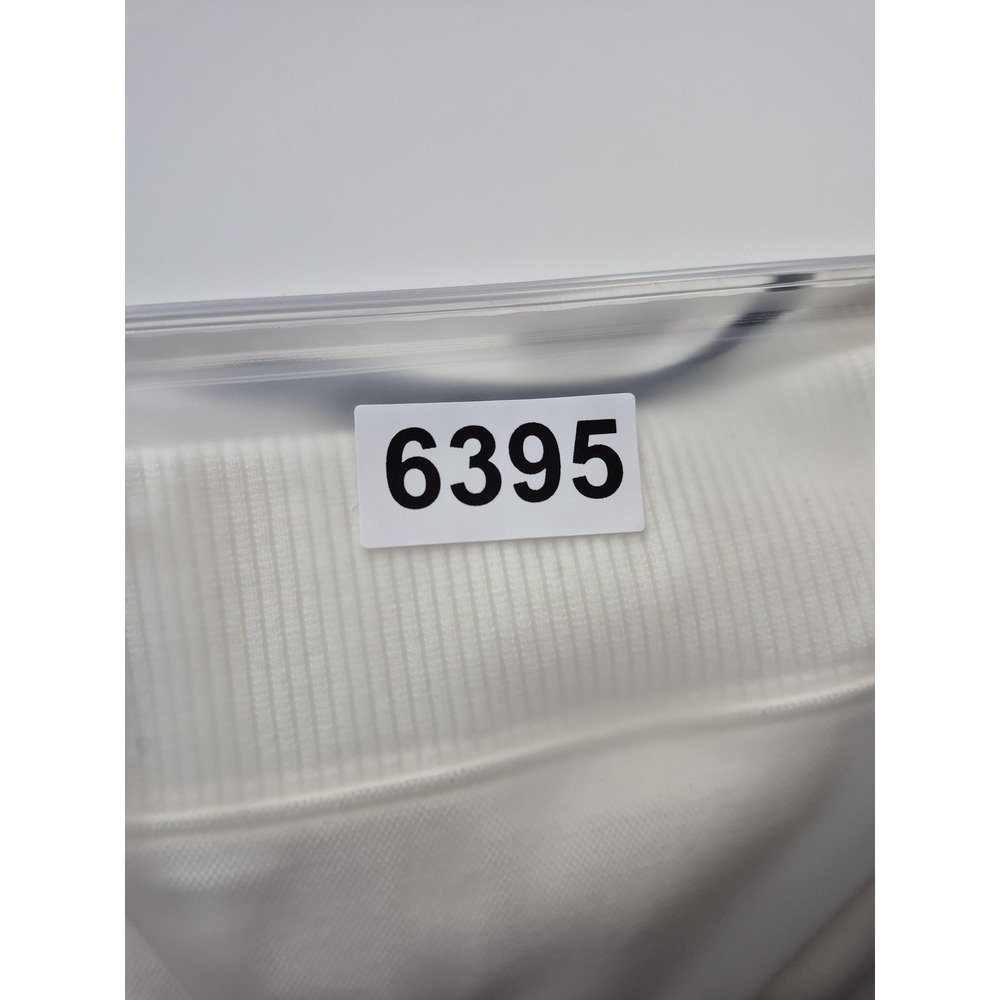 VRST Rugby Polo Shirt Mens L White Pinnacle Long Sleeve Stretch Knit Performance - Picture 13 of 13